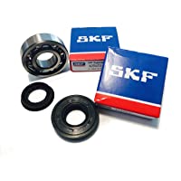 SKF C4 Juego de rodamientos de cigüeñal con sellos de eje Jaula metálica de alta calidad Derbi D59B9 EBE EBS